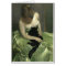 Girl in Green Dress with Black Cat