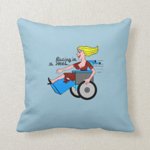 Girl in High Heel Wheelchair Amputee Cushion