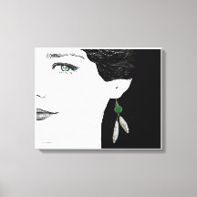 Girl in pearl earring fashion illustration art
