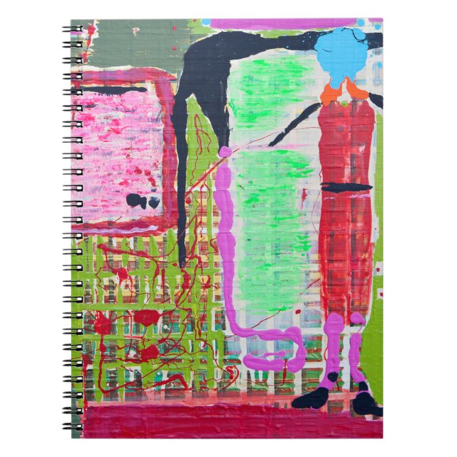 Girl in Plaid Notebook (Front)