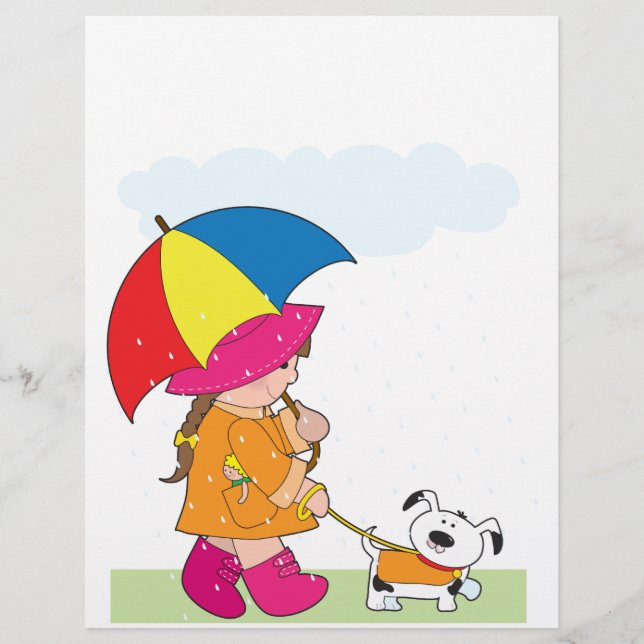Girl in Rain (Front)