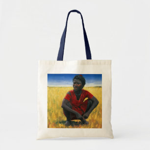 Girl in Red 1992 Tote Bag