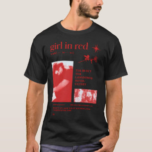 girl in red world in red tour star T-Shirt