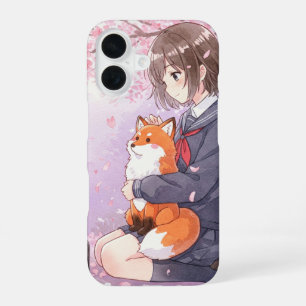 Girl in School Uniform by Natasha Us iPhone 16 Case