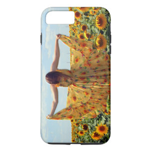Girl in Sunflower Field iPhone 8 Plus/7 Plus Case
