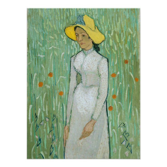 Girl in White by Vincent van Gogh Poster (Front)