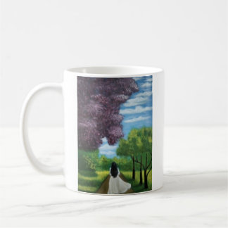 Girl in White Dress Coffee Mug
