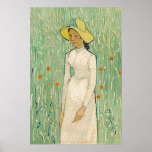 Girl in White - Vincent van Gogh Fine Art Poster