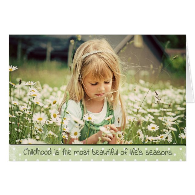 Girl in wildflowers (Front Horizontal)