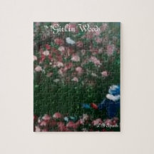 Girl in Woods jigsaw puzzle
