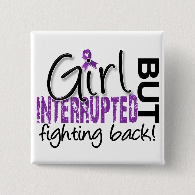 Girl Interrupted 2 Chiari Malformation 15 Cm Square Badge (Front)