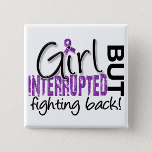 Girl Interrupted 2 Epilepsy 15 Cm Square Badge