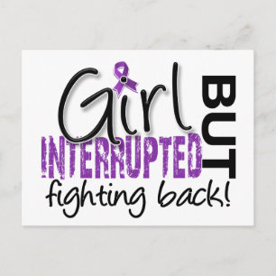 Girl Interrupted 2 Fibromyalgia Postcard