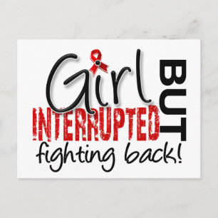 Girl Interrupted 2 Heart Disease Postcard