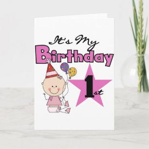 Girl It's My Birthday Tshirts and Gifts Card