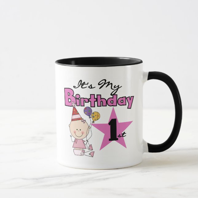 Girl It's My Birthday Tshirts and Gifts Mug (Right)