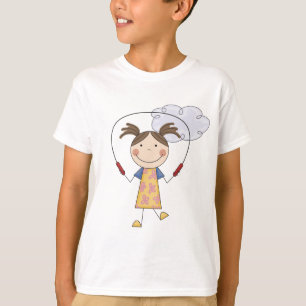 Girl Jumping Rope  T-shirts and Gifts