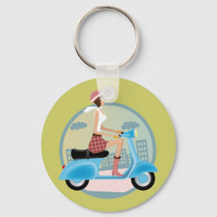 Girl Key Ring