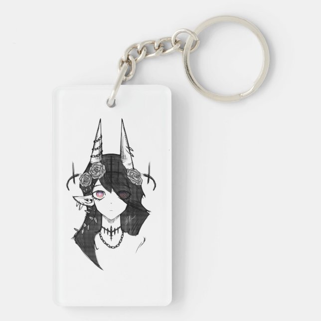 Girl,  key ring (Back)