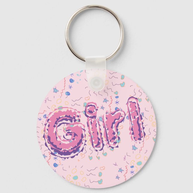 Girl Key Ring (Front)