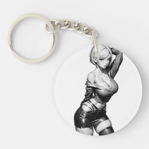 Girl  Keychain