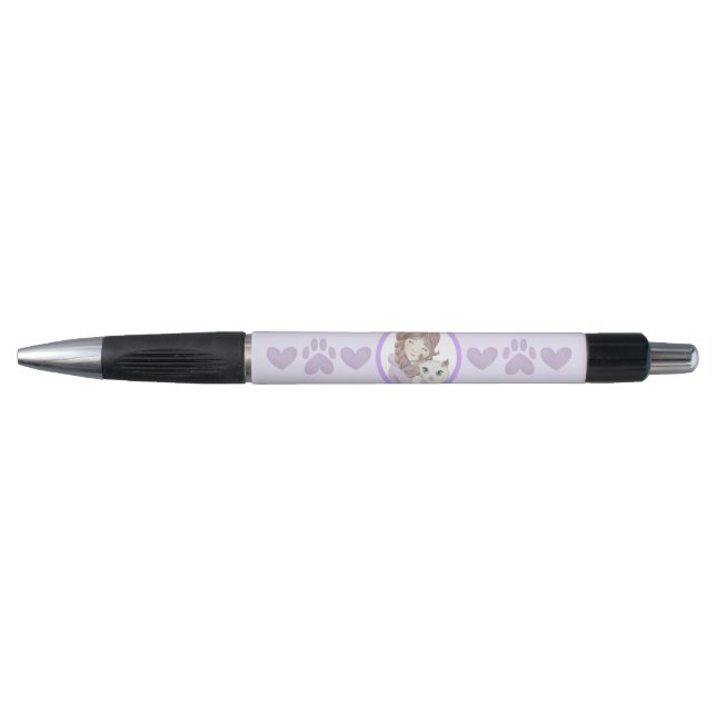 Girl & Kitty Pen (Front)