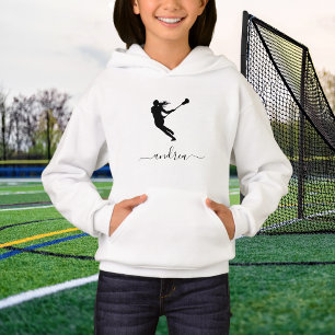 Girl Lacrosse Custom Name Personalised Kid's