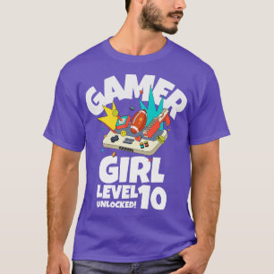 Girl Level 10 Unlocked T-Shirt