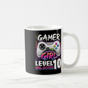 Girl Level 10 Unlocked Video Game Birthday Gift Gi Coffee Mug