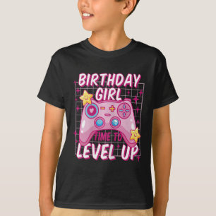 Girl Level Unlocked Video Game Birthday Gift Girls T-Shirt