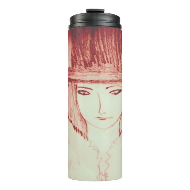 Girl like boy thermal tumbler (Front)