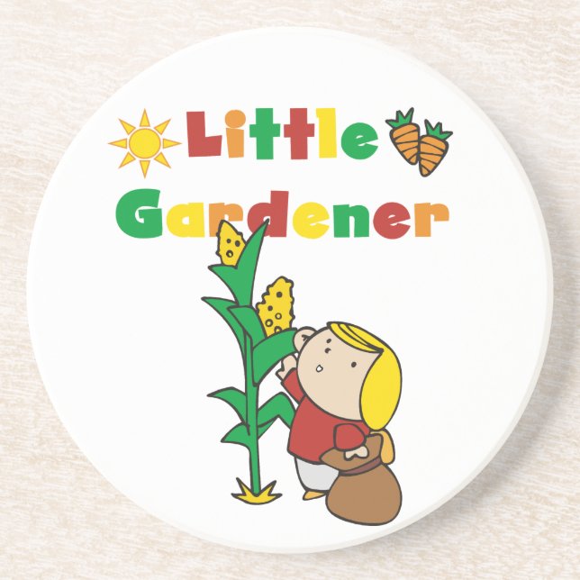 Girl Little Gardener Coaster (Front)