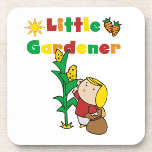 Girl Little Gardener Coaster