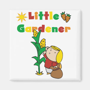 Girl Little Gardener Tshirts and Gifts Magnet