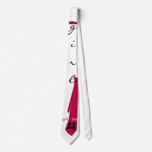 Girl Love Designer Tie