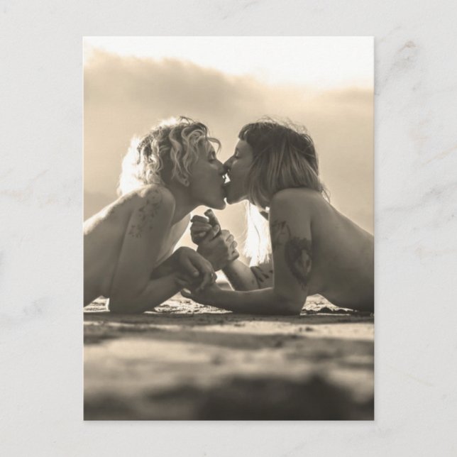 Girl Love photo Postcard (Front)