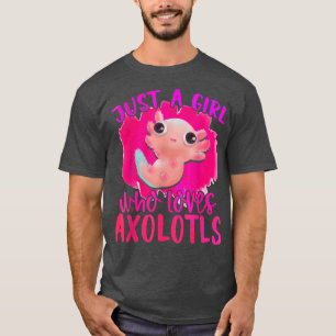Girl Loves Aolotl Japan Otaku Anime Kawaii Aolotl T-Shirt