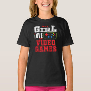 Girl Loves Video Games T-Shirt