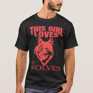 Girl Loves Wolf Top For Women Who Loves Wolves
