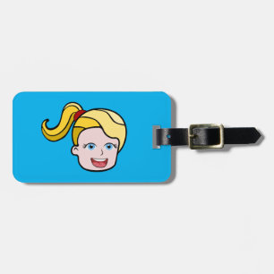 Girl Luggage Tag