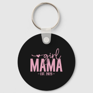 Girl Mama Est 2025 Pregnancy Reveal Mom To Be New  Key Ring