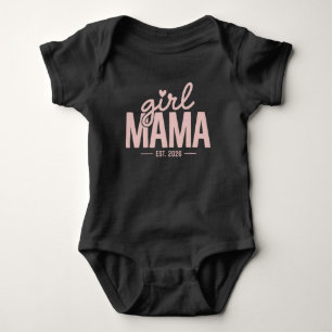Girl Mama Est 2026 Pregnancy Reveal Mum To Be Baby Bodysuit