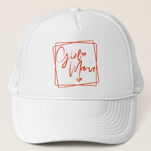 Girl Mama, Mama Of Girl, Mama's Girl, Mama Gift Trucker Hat