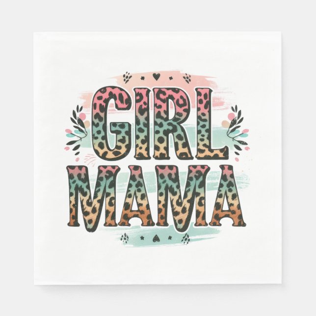 Girl Mama Napkin (Front)