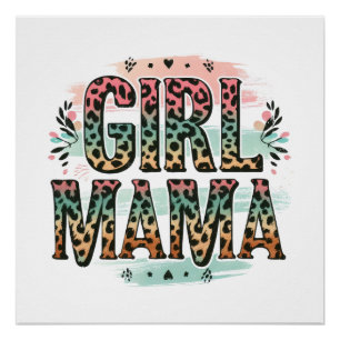 Girl Mama Poster