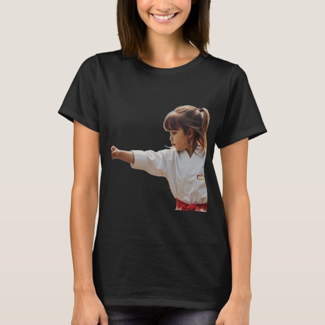 girl martial arts T-Shirt (Front)