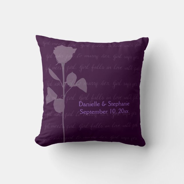 Girl Meets Girl Cushion (Front)
