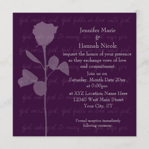 Girl Meets Girl Invitation