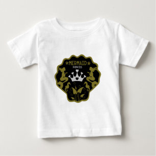  Girl Mermaid Princess Baby T-Shirt