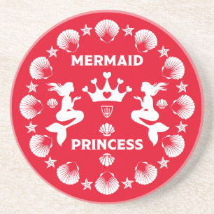Girl Mermaid Princess Coaster